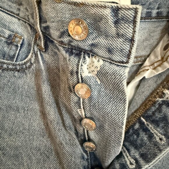 Pacsun Womens High-Rise Straight Leg Jeans Size 25 Butterfly Print Whimsigoth - Picture 6 of 13